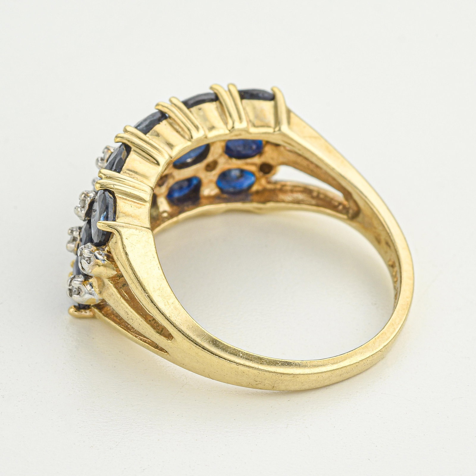 Vintage Sapphire Shield Ring - 2