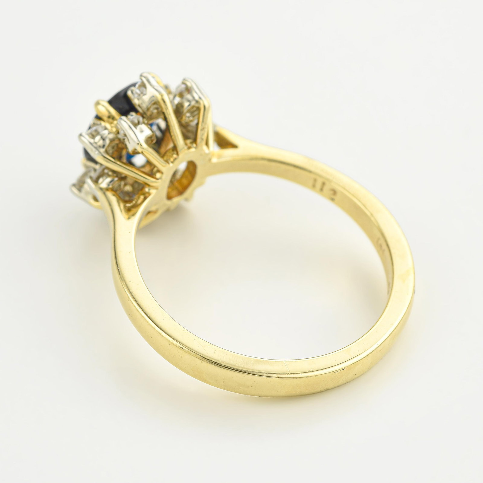Sapphire and Diamond Cluster Ring - 2