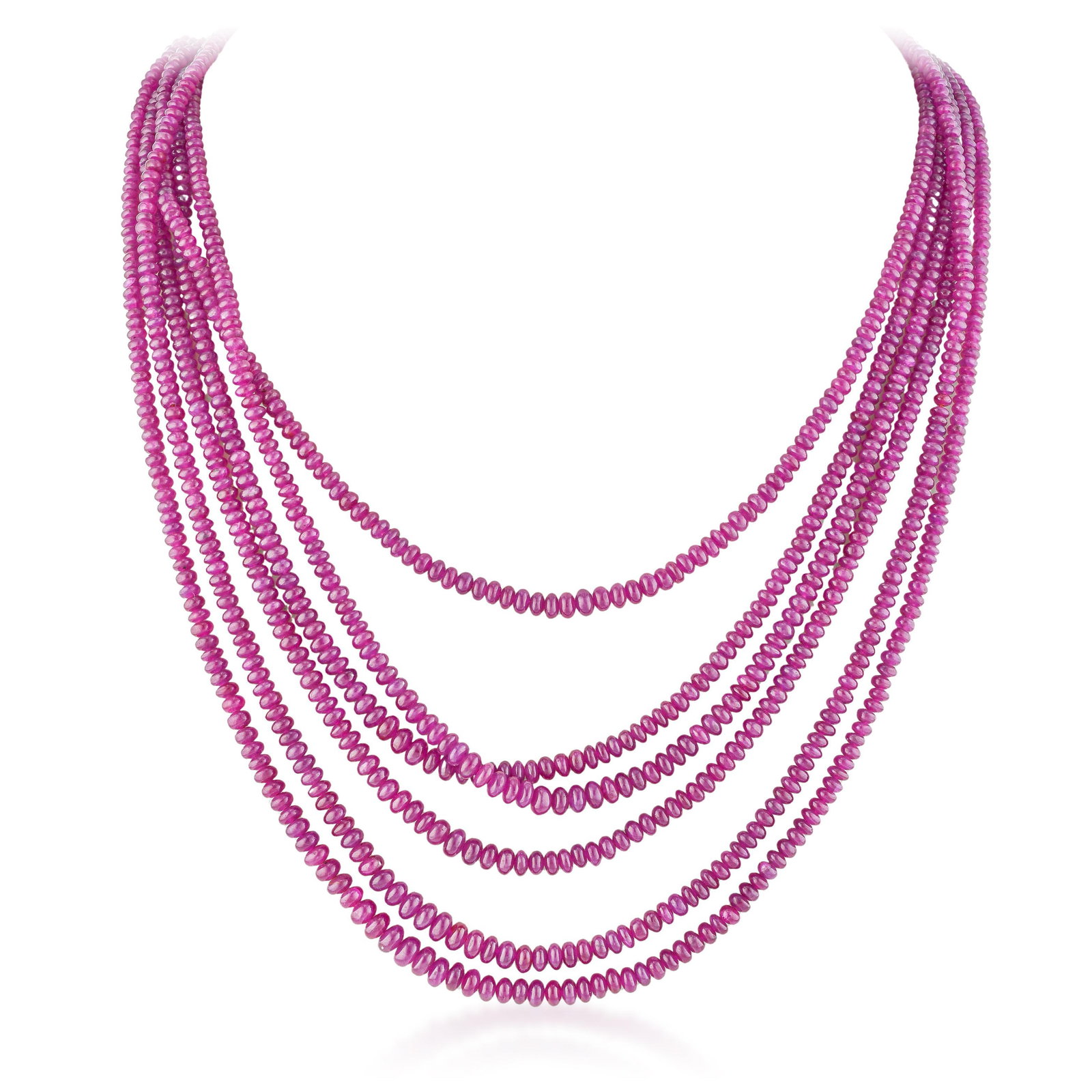 371.50-Carat Ruby Bead Necklace (1 of 2)