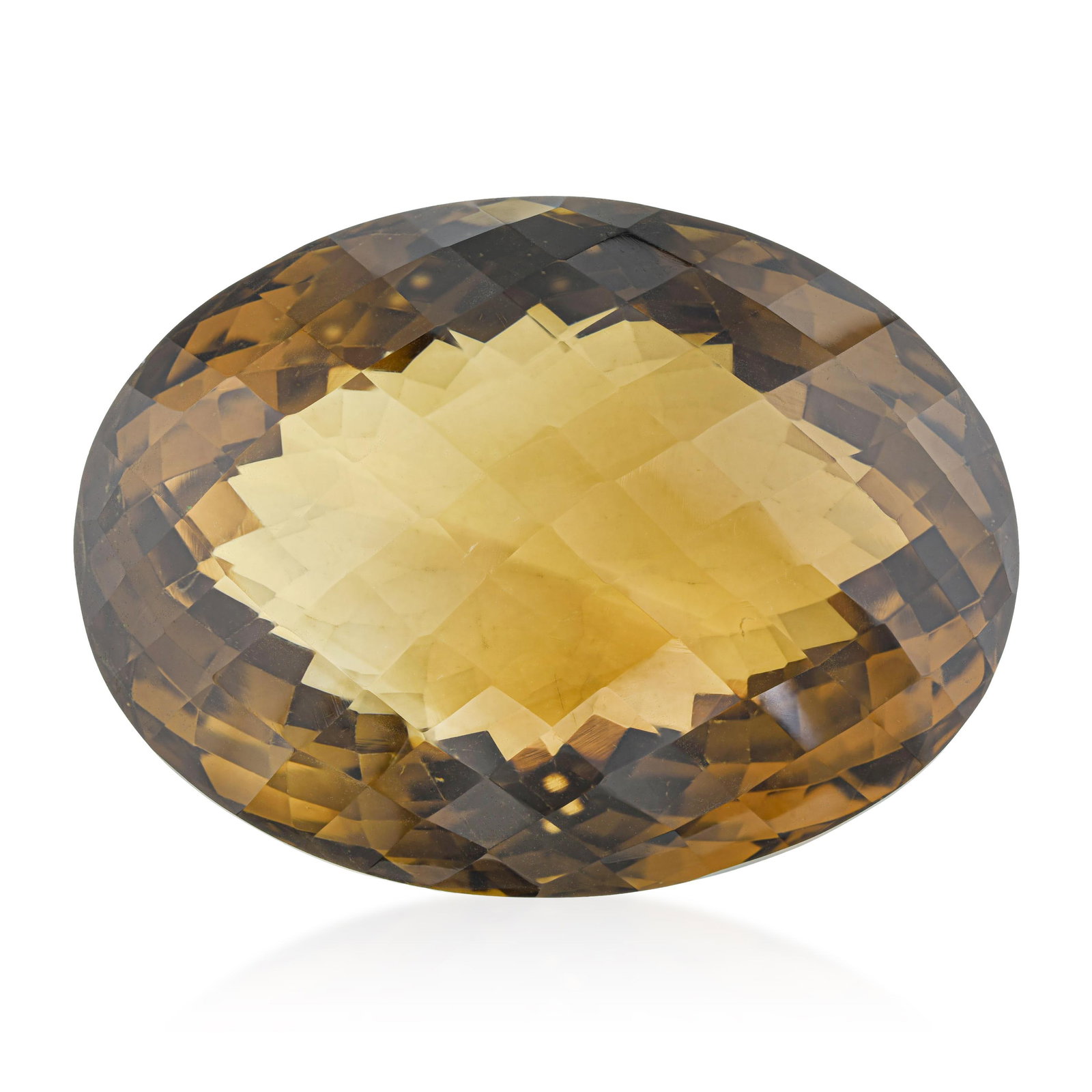 158.00-Carat Oval Fancy Cut Smoky Quartz (1 of 2)