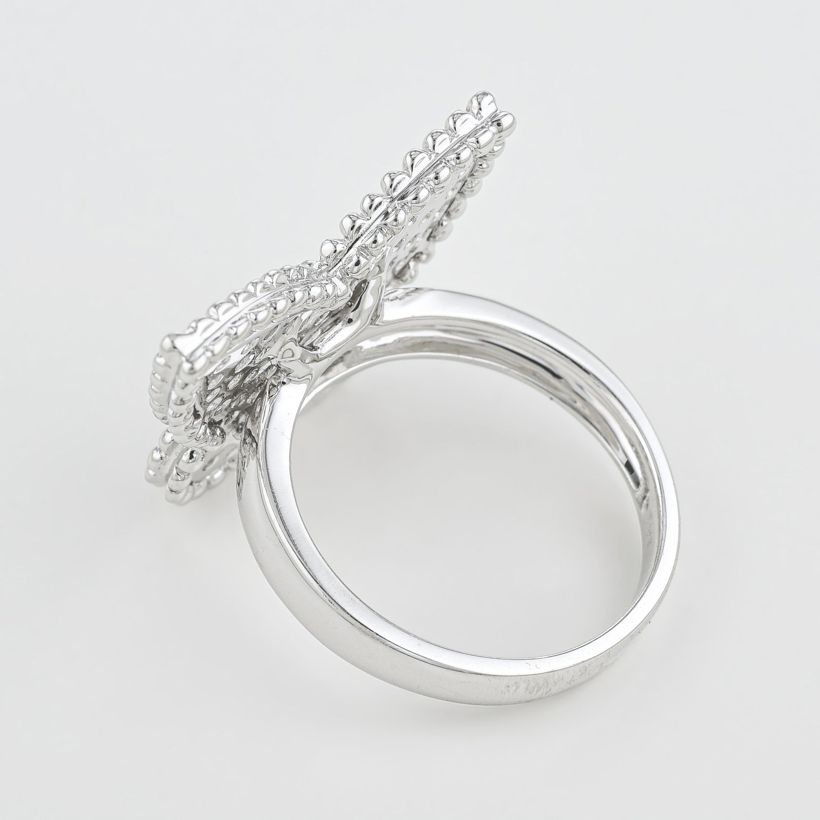 Diamond Pave Butterfly Ring - 3