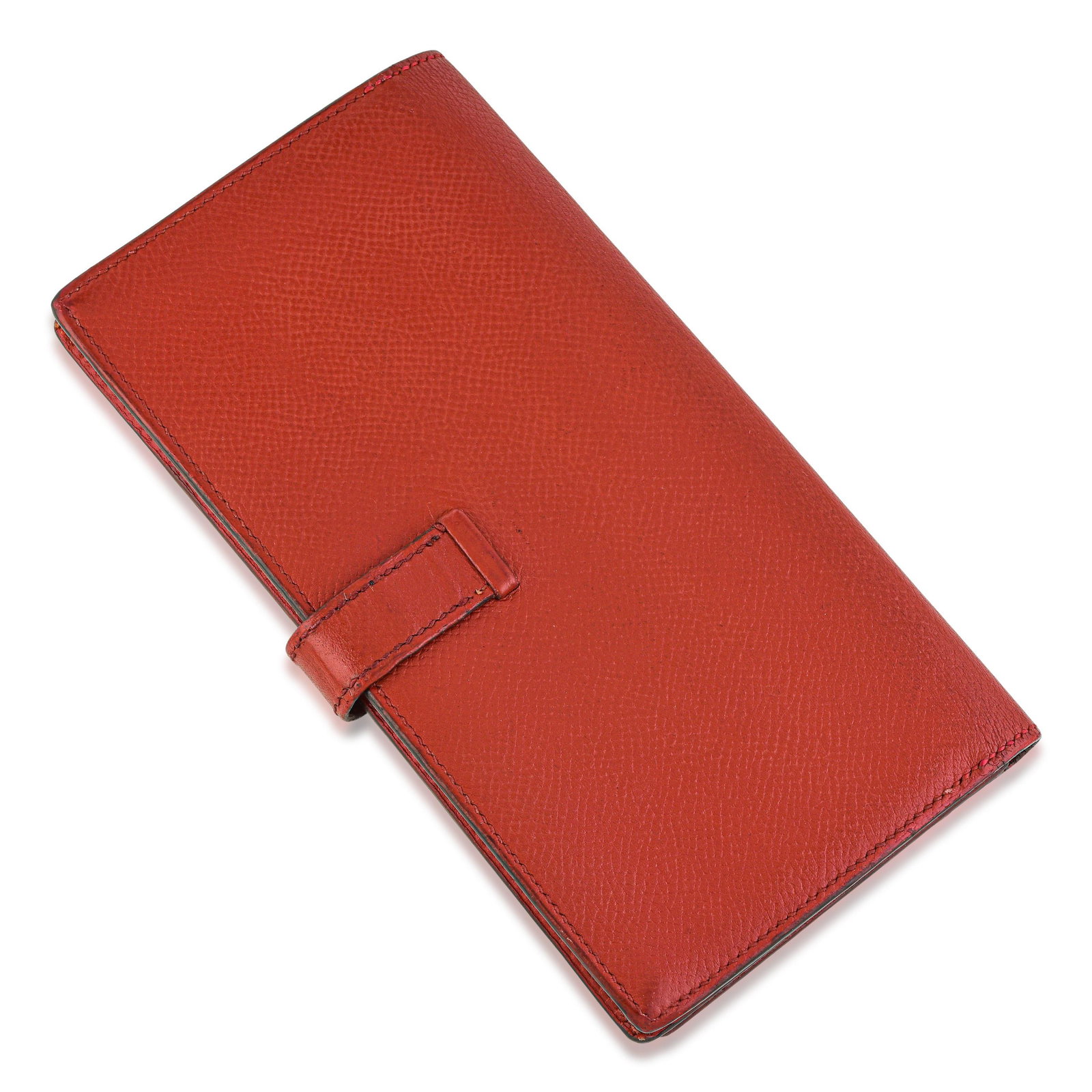 Hermes Bearn Soufflet Wallet - Epsom Leather, Red - No Reserve - 3