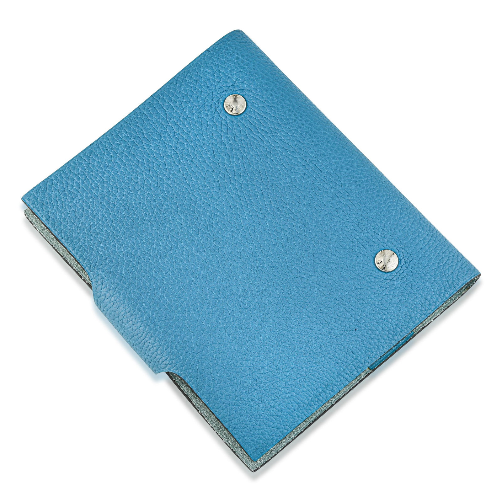 Hermes Ulysse PM Notebook Cover - Togo Leather, Blue - 2