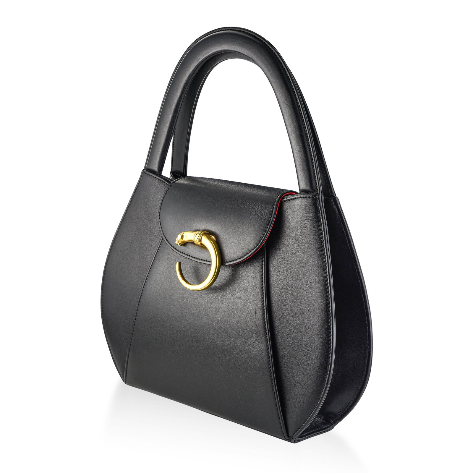 Cartier Panthere Gala Handbag - Leather, Black - 2