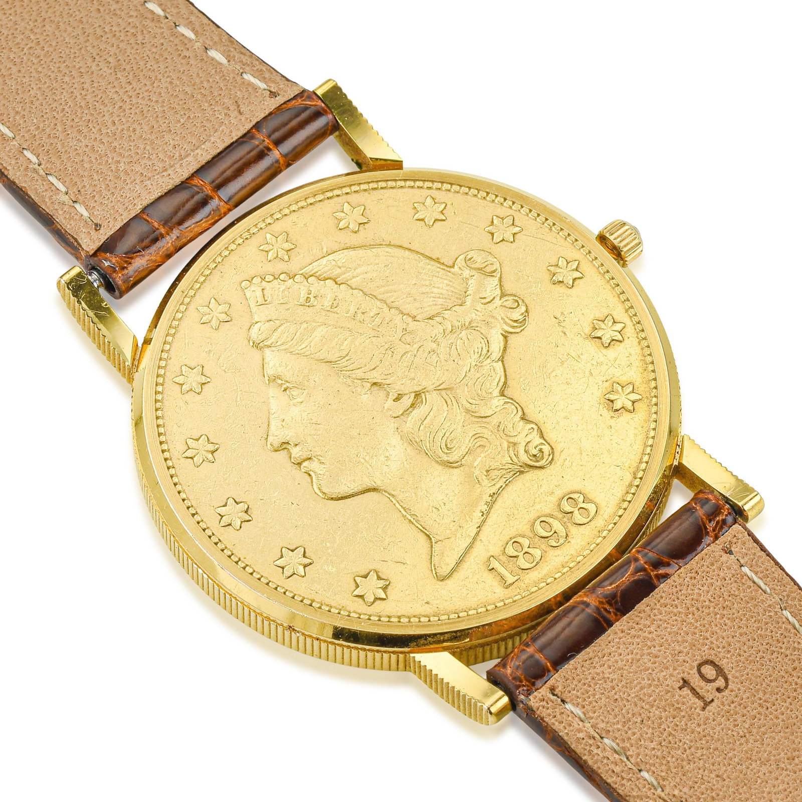 Corum $20 Gold Piece Watch in 18K yellow gold - 2