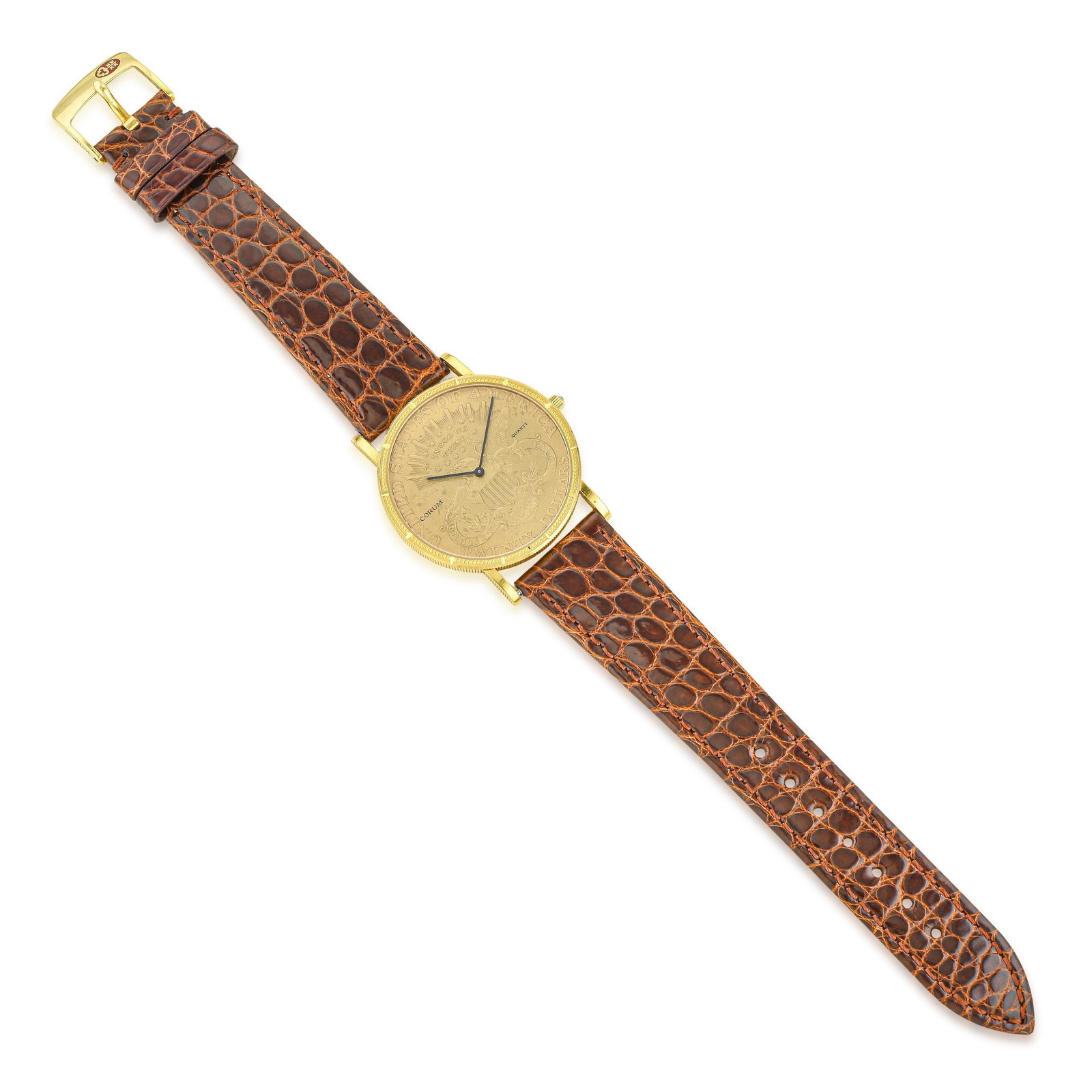Corum $20 Gold Piece Watch in 18K yellow gold - 3