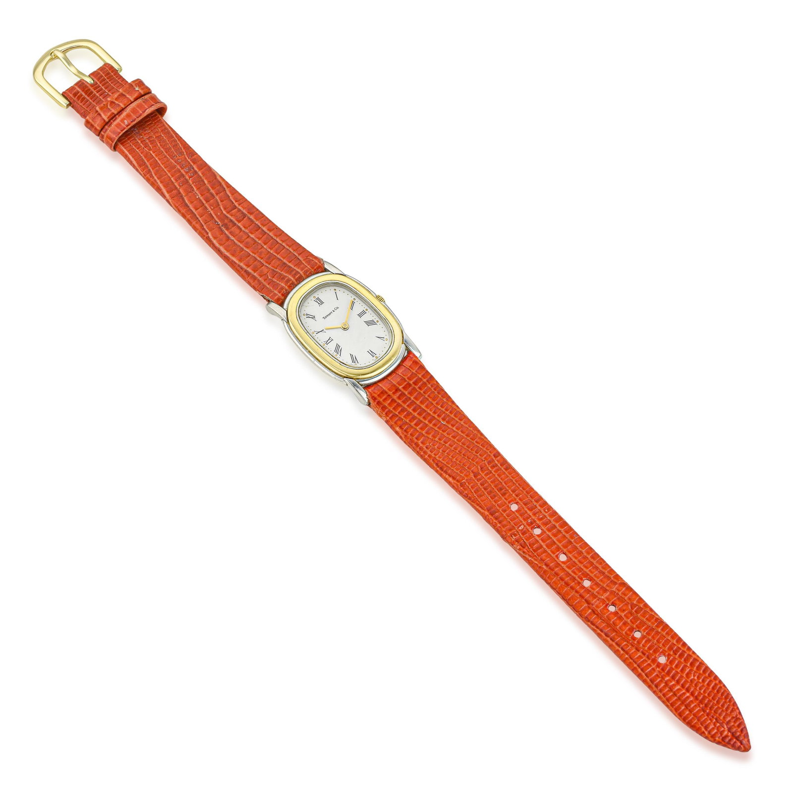 Tiffany Oval in Steel and 14K Gold - 2