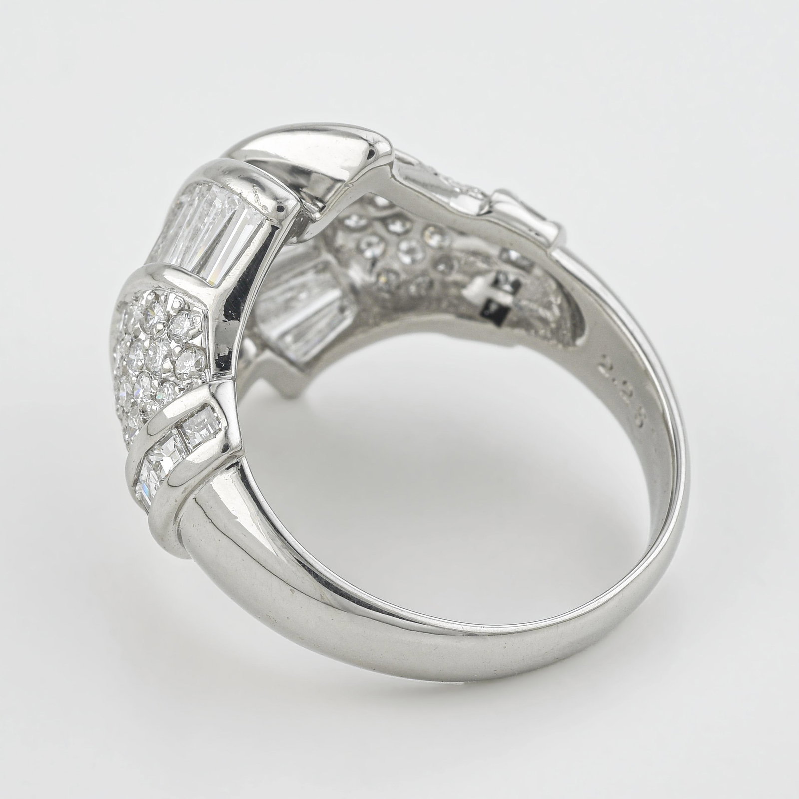 Fine Diamond Cluster Fan Ring - 2