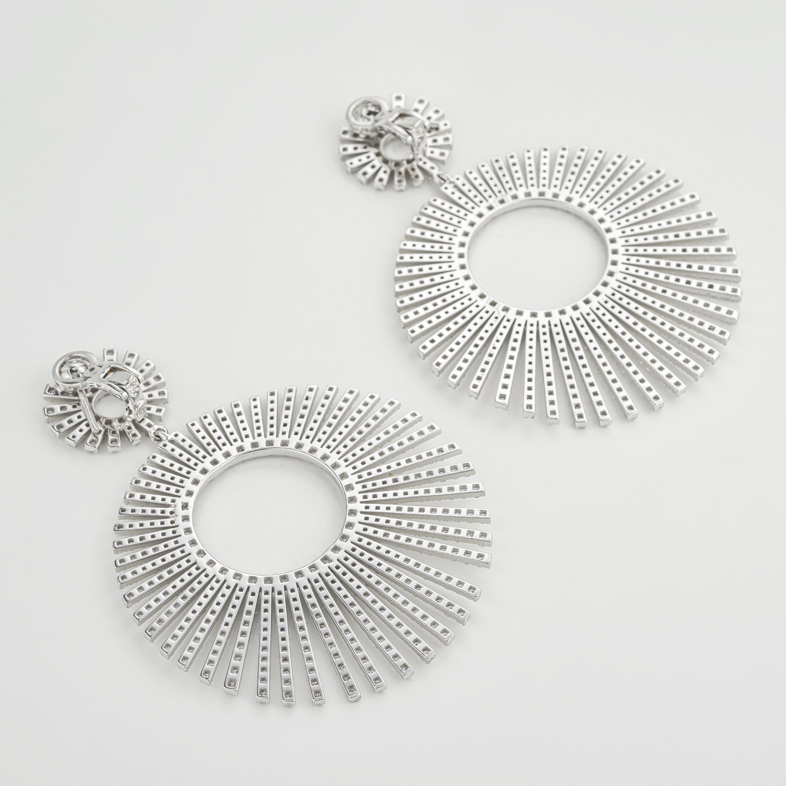 Diamond Drop Earrings - 2