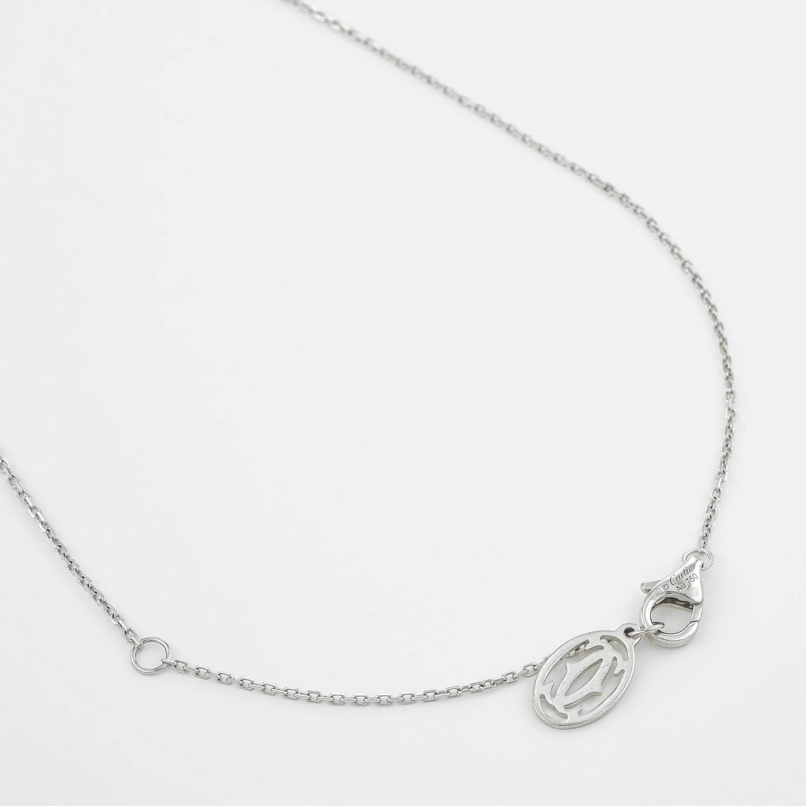 Cartier C Diamond Pendant Necklace - 3