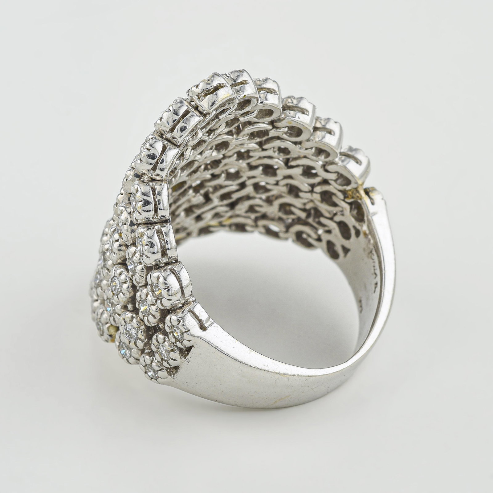 Sonia B. Diamond Cluster Statement Ring - 2