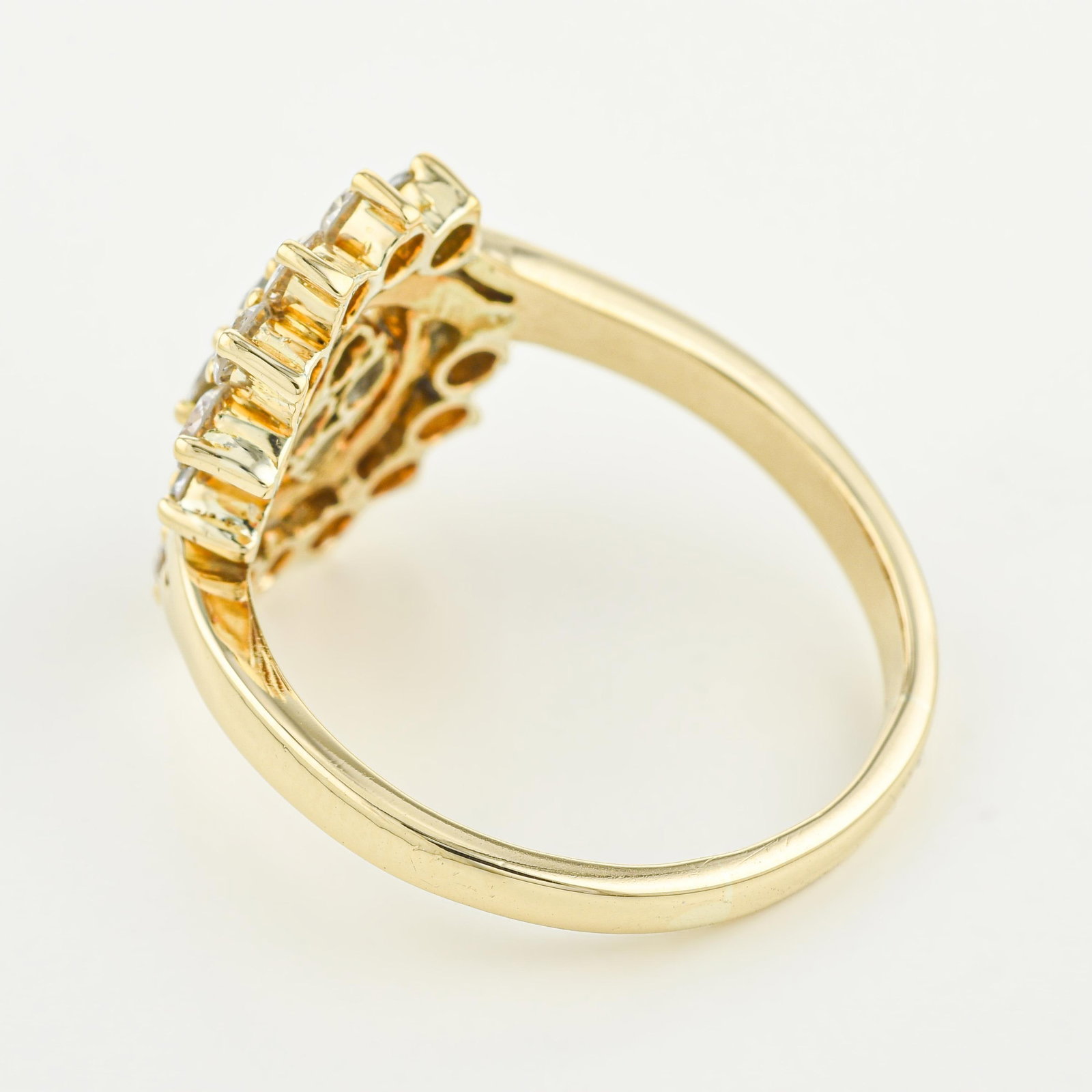 Diamond Flower Ring - 2