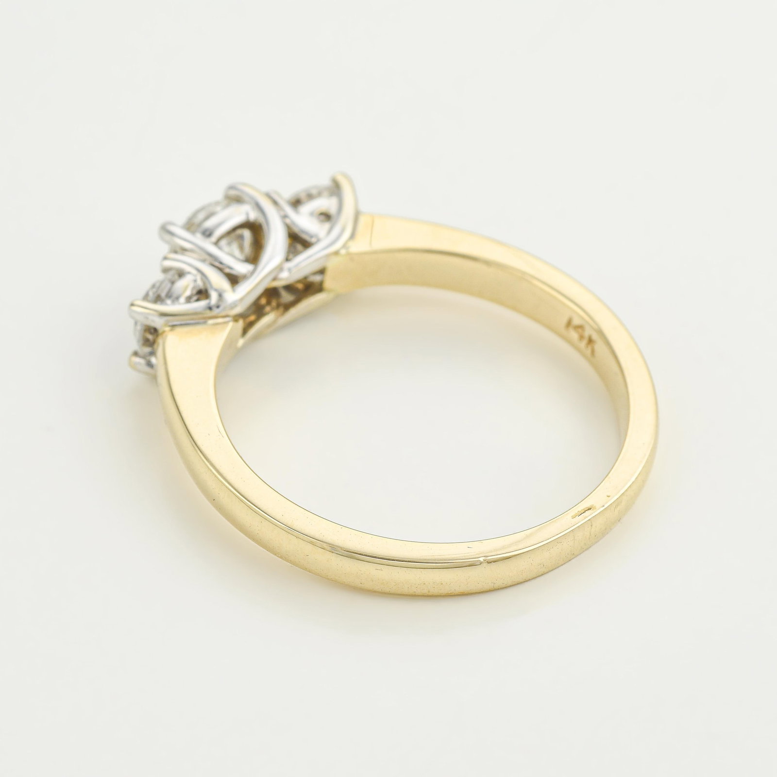 Three-Diamond Engagement Ring - 2