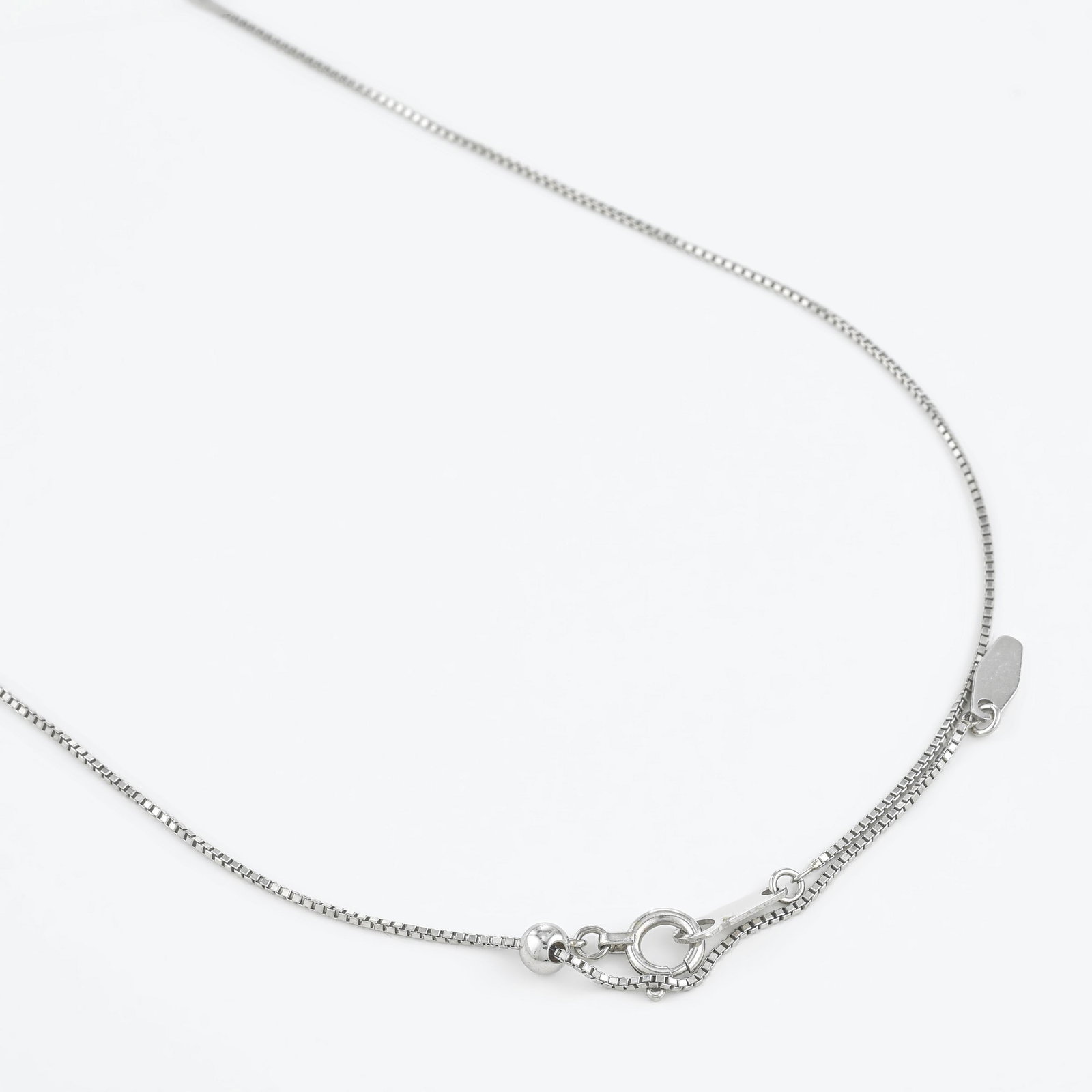 Three Stone Diamond Necklace - No Reserve Lot - 2