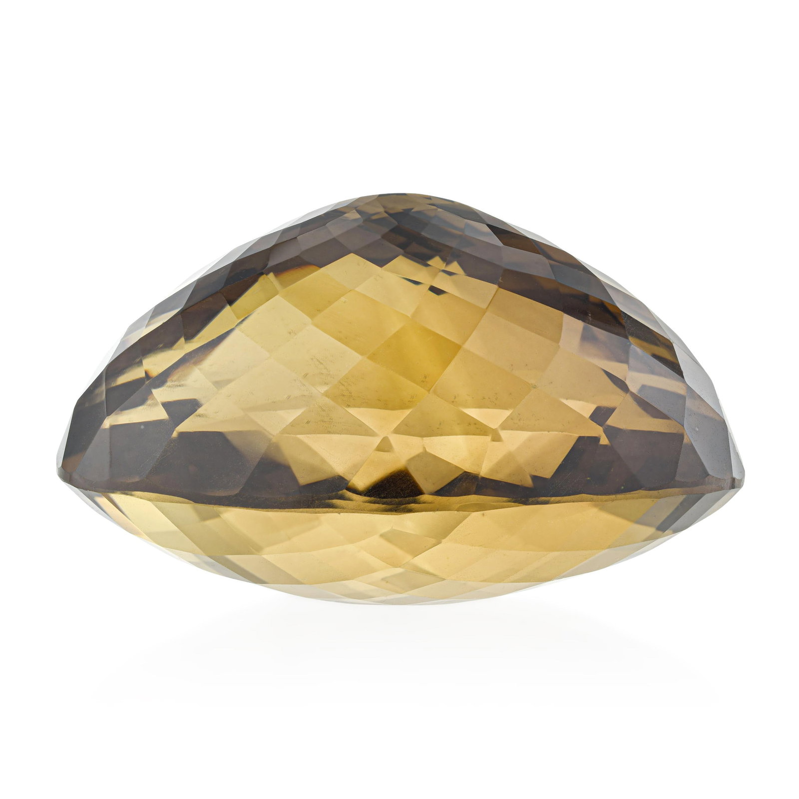 158.00-Carat Oval Fancy Cut Smoky Quartz - 2