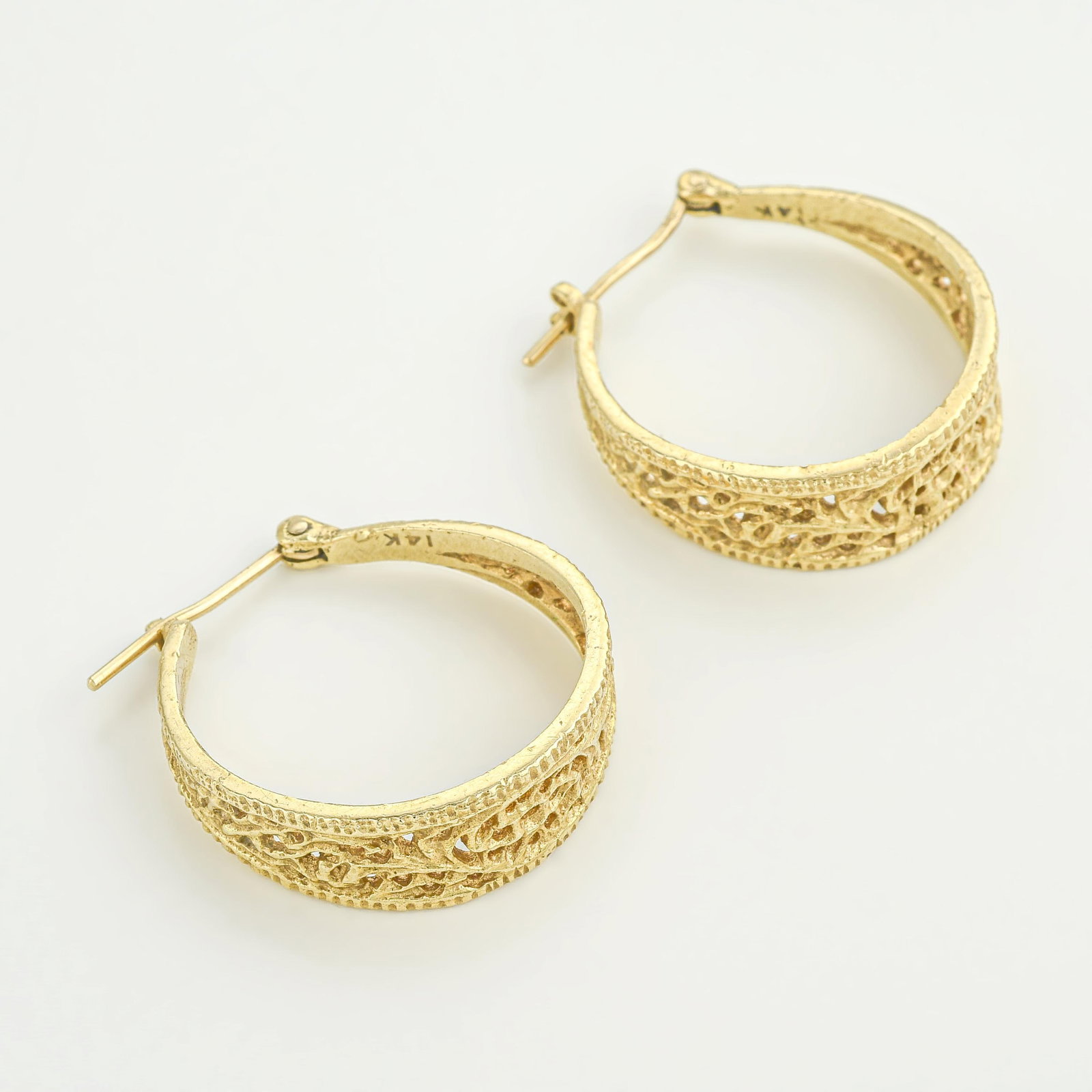 Huggie Drop Earrings - 2