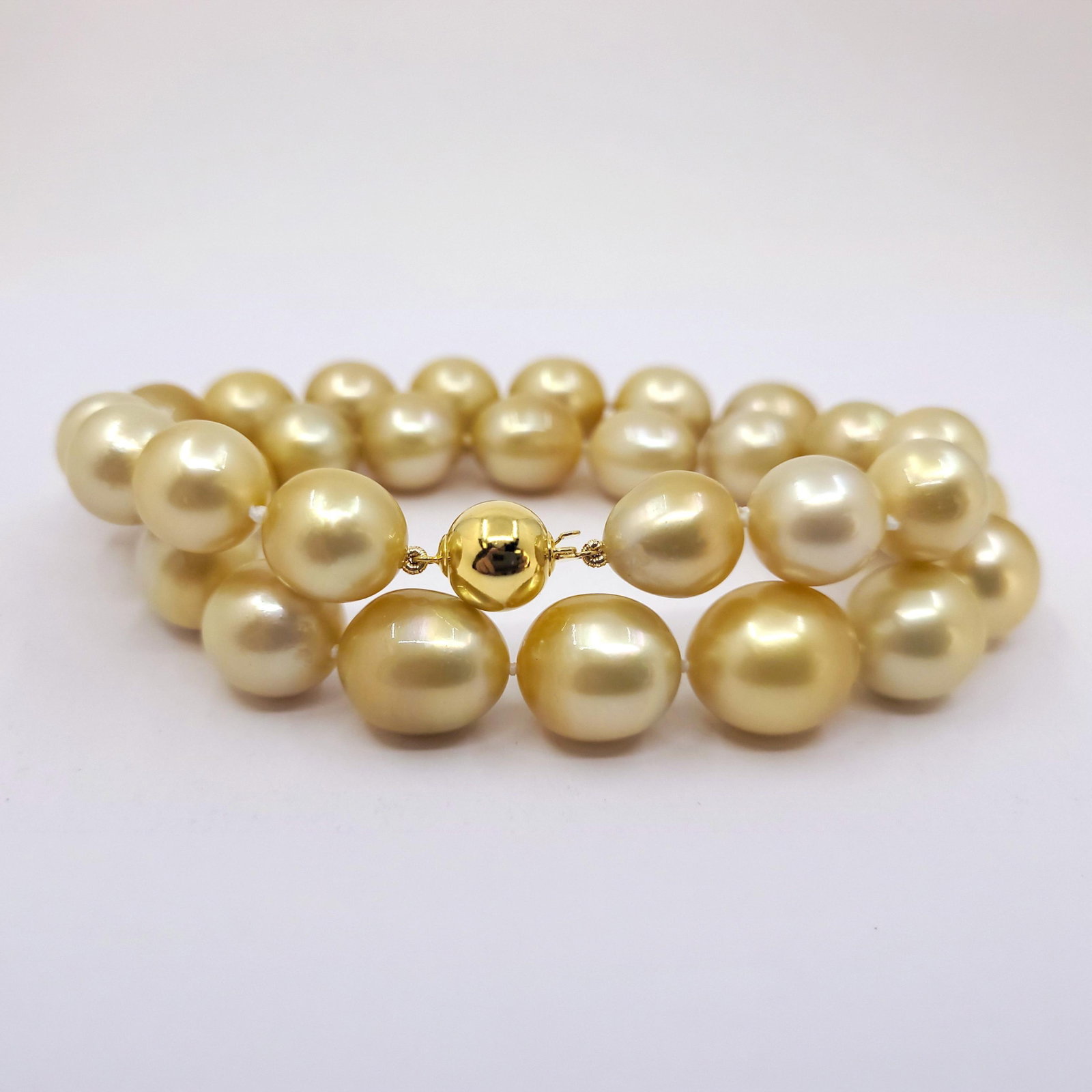 Golden South Sea Pearl Necklace - 2