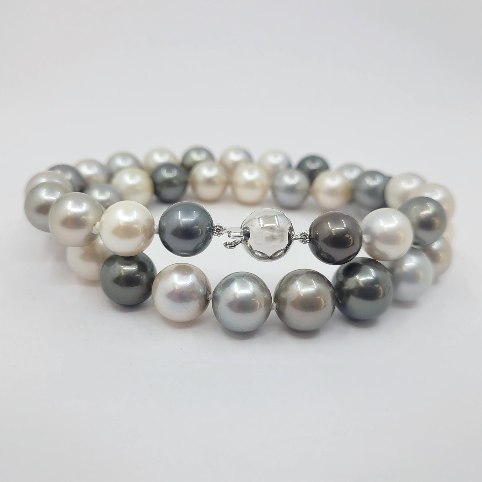 Multicolor Tahitian Pearl Necklace - 2