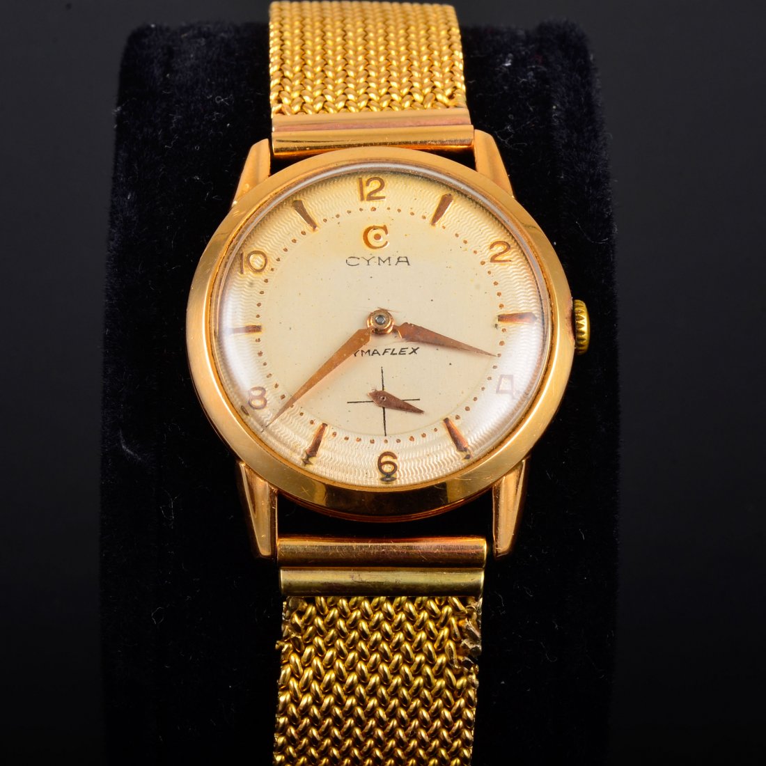 Retro CYMA 18K gold watch