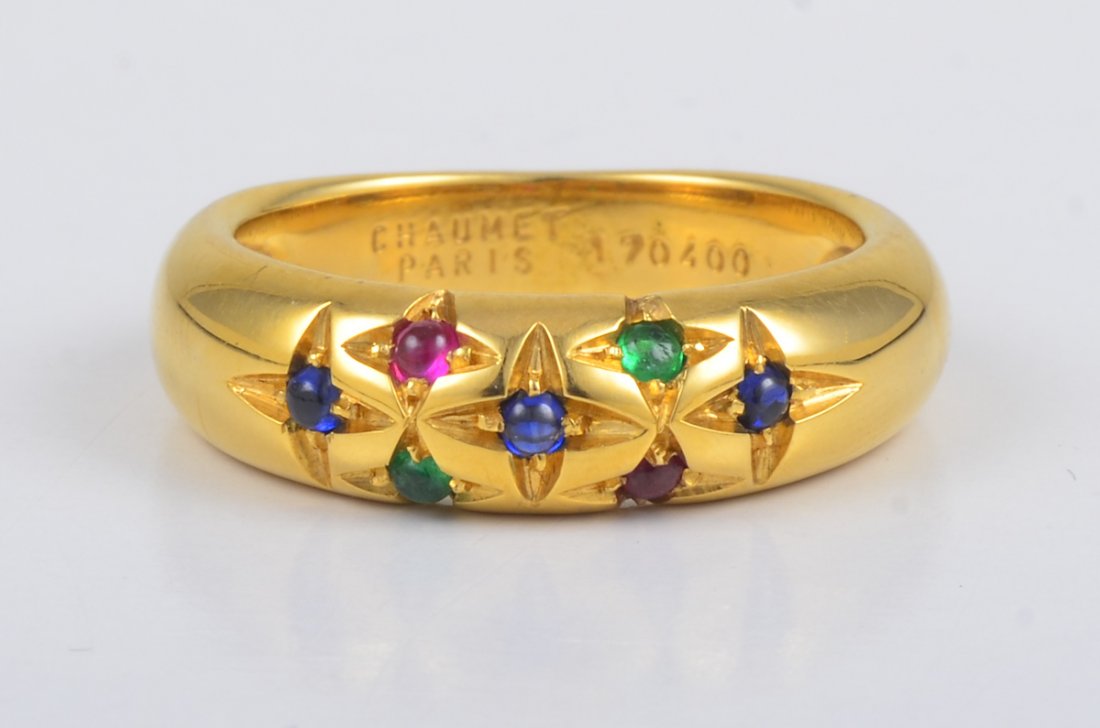Chaumet Gemstone Gold Ring (1 of 3)