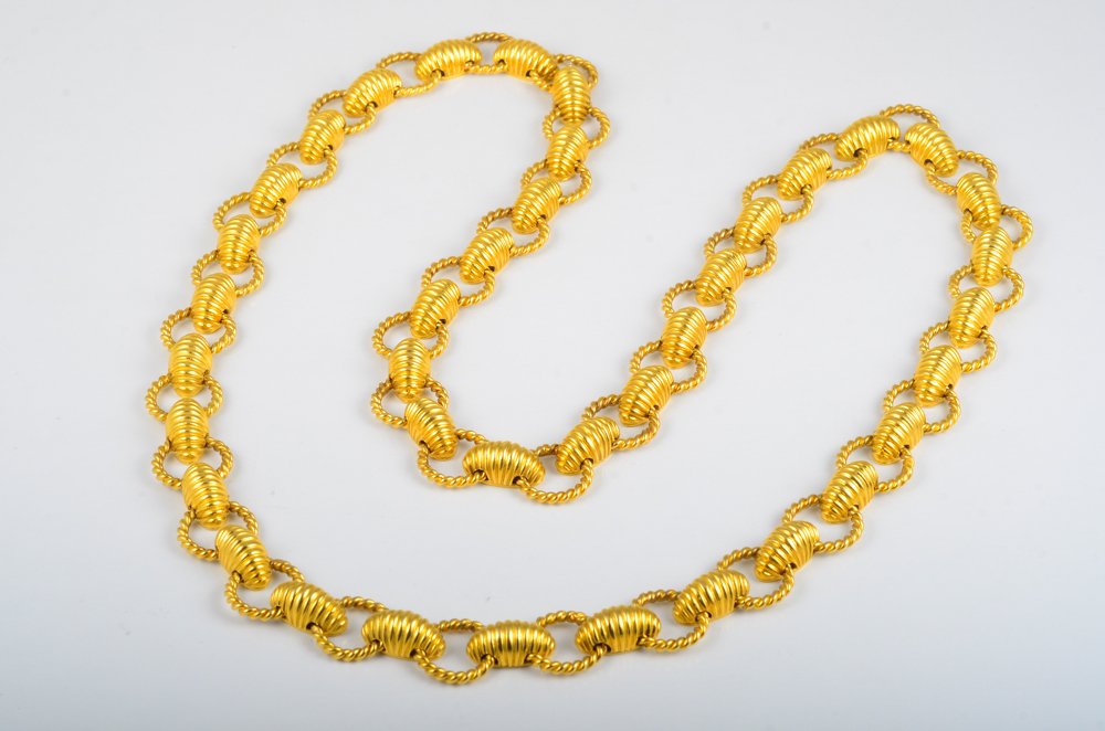 Boris Lebeau Gold Link Chain Necklace (1 of 3)