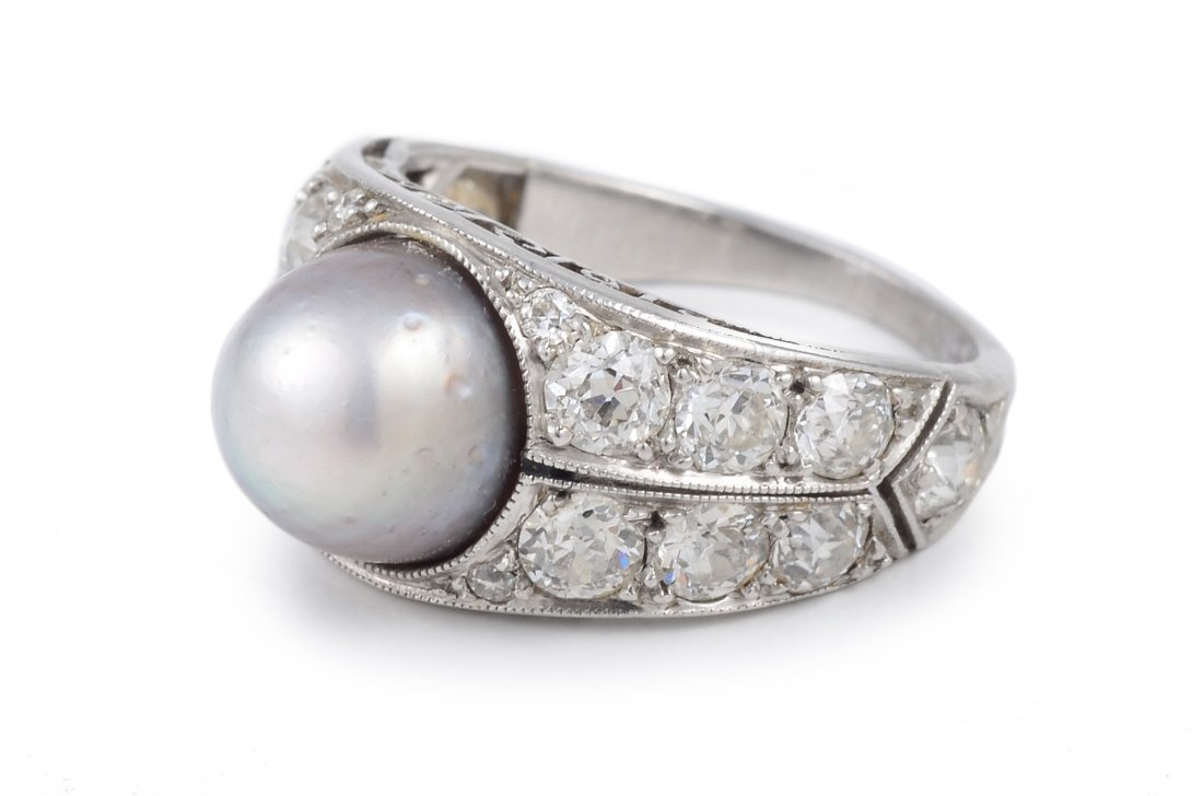Antique Natural Pearl Ring (1 of 3)