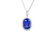 A Platinum, Diamond and Color Change Sapphire Pendant