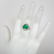 An Art Deco Platinum, Emerald & Diamond Ring - 3