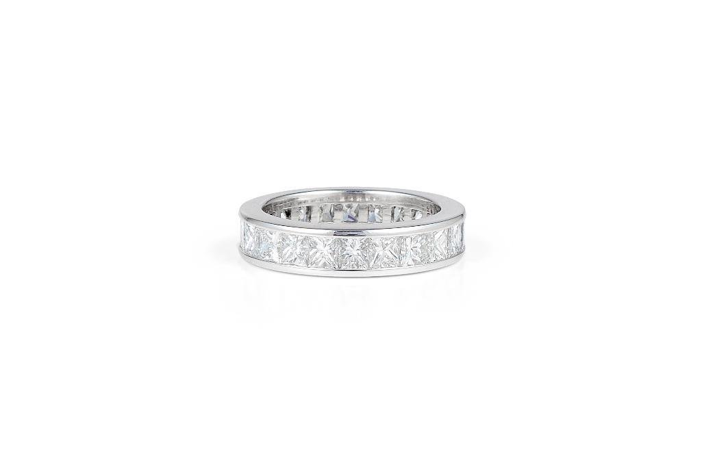 A Platinum and Diamond Eternity Band (1 of 3)