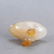 AN AGATE CASE CARVED WITH A IVORY TUSK BOAT - 3