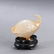 AN AGATE CASE CARVED WITH A IVORY TUSK BOAT - 4