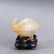 AN AGATE CASE CARVED WITH A IVORY TUSK BOAT - 5