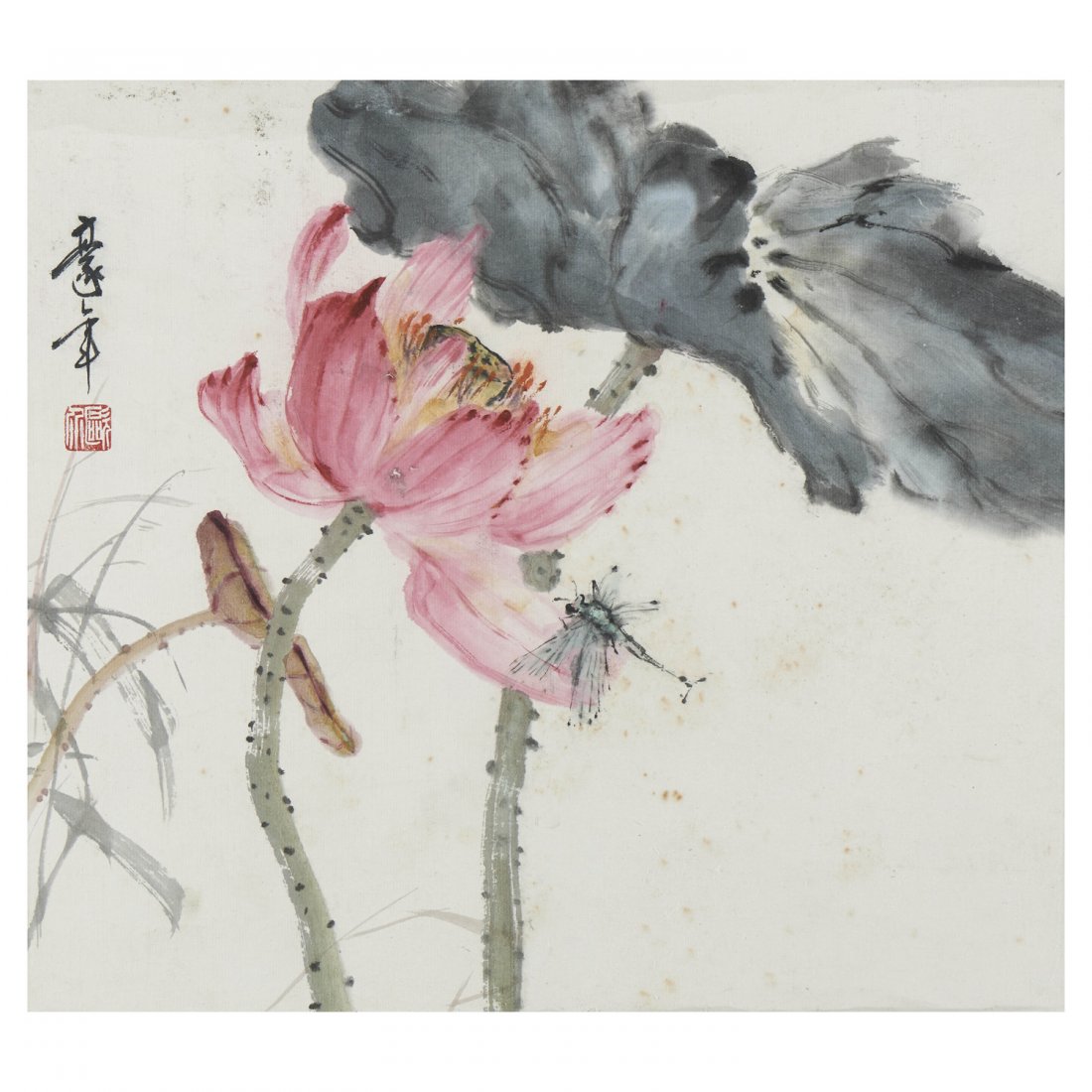 A CHINESE PAINTING OF BLOSSOMING FLOWERS (1 of 1)