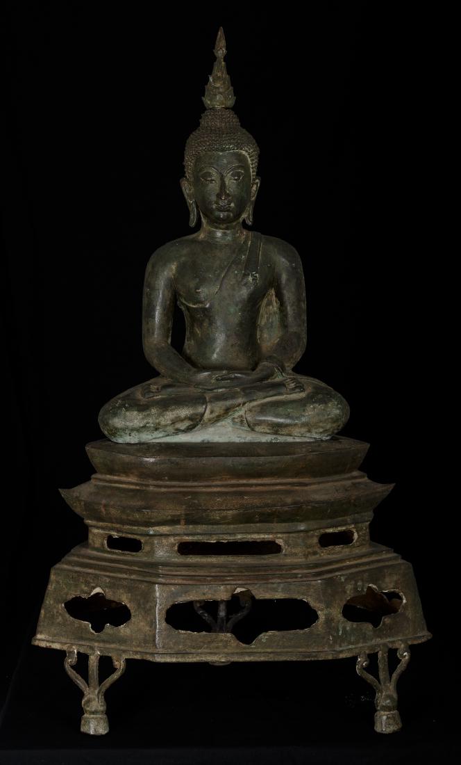 19th Century Thai Sukhothai Meditation Buddha on (1 of 14)
