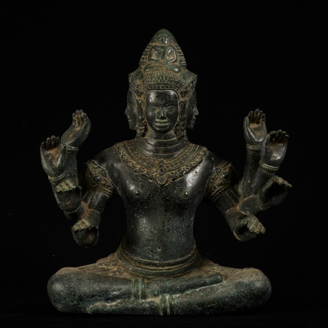 19th Century Antique Khmer Seated Bodhisattva (1 of 7)