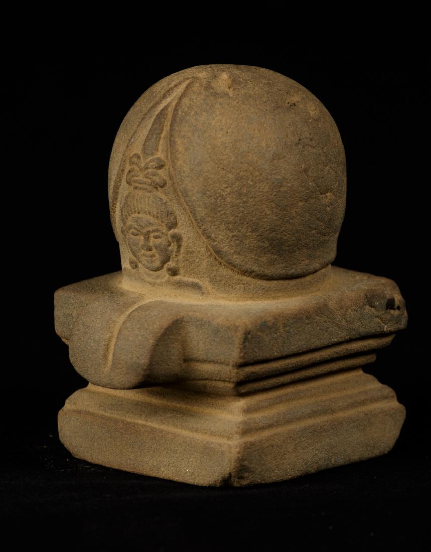 18th Century South Asia Sandstone Shiva Linga / Lingnum (1 of 3)