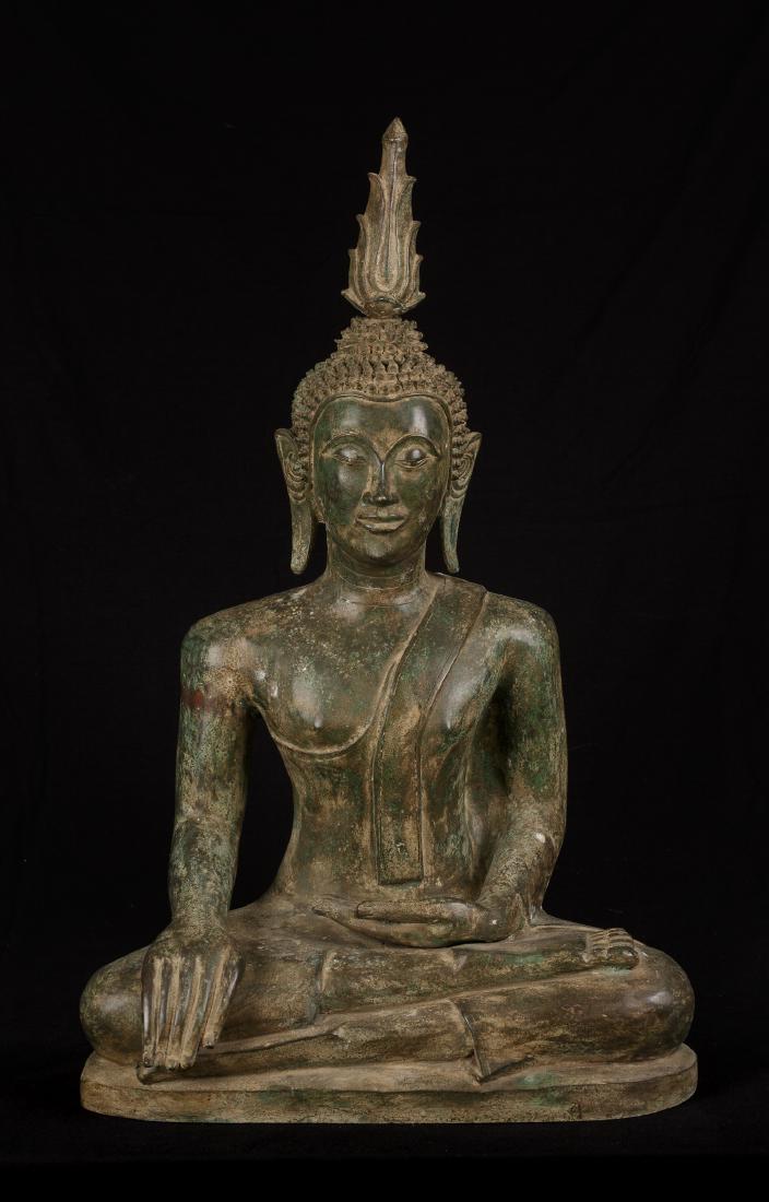 18th Century Seated Laos Enlightenment Buddha (1 of 13)