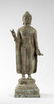 Antique Indonesian Style Bronze Standing Java Teaching