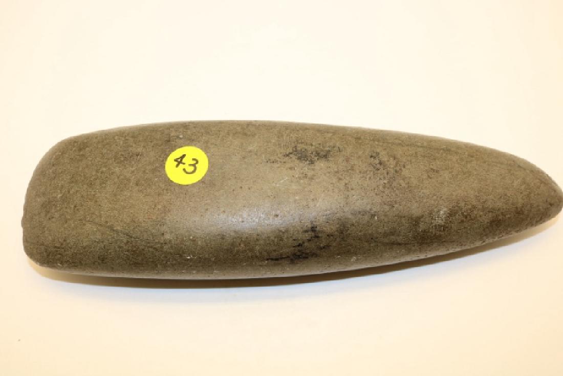 10 ½” long pole Celt found in Cocke Co., TN, greenstone (1 of 2)