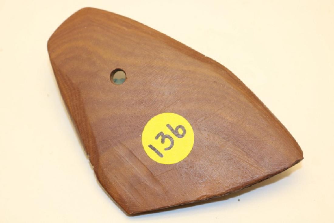 broken or salvaged Hopewell, Tennessee gorget (1 of 2)