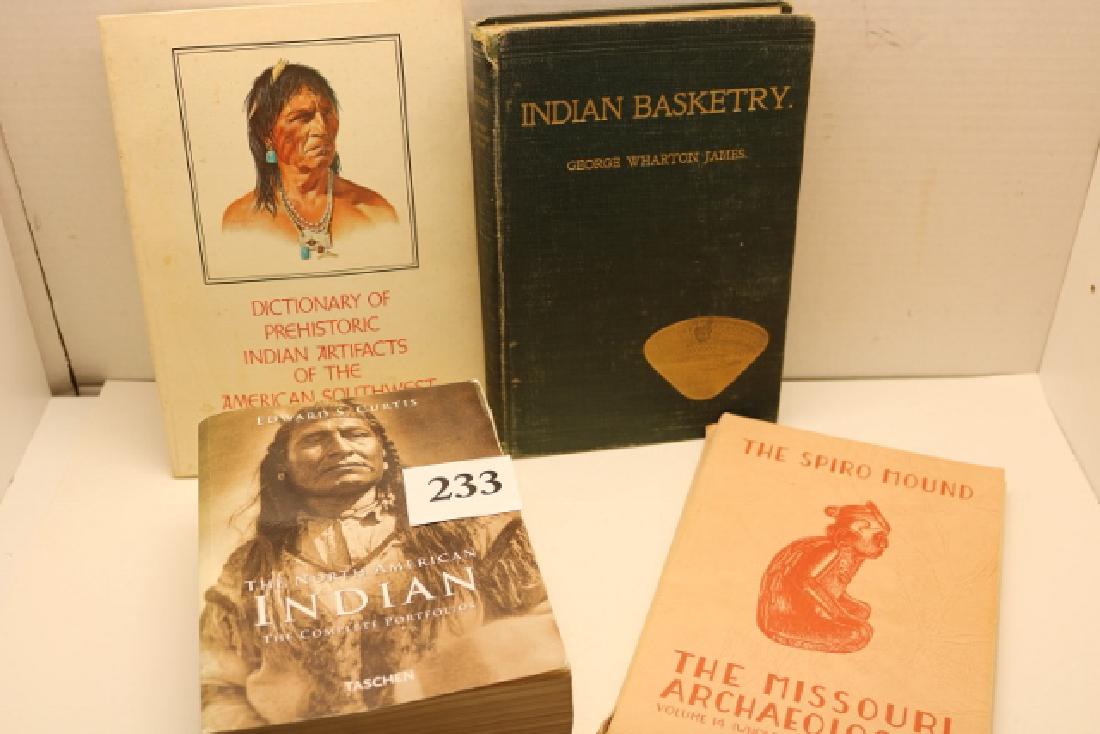 Spiro Mound Oct. 1952 Missouri Arch: Spiro Mound Oct. 1952 Missouri Archaeologist, Indian Basketry, Journals 2nd Edition, Dictionary Prehistoric Artifacts of the American S.W. Barnett, Portfolio Curtis Photographs, Paperback