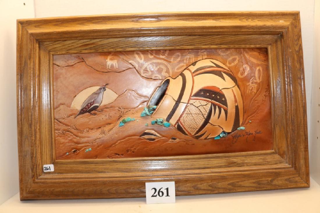 Painted Relief Wall Plaque (1 of 3)