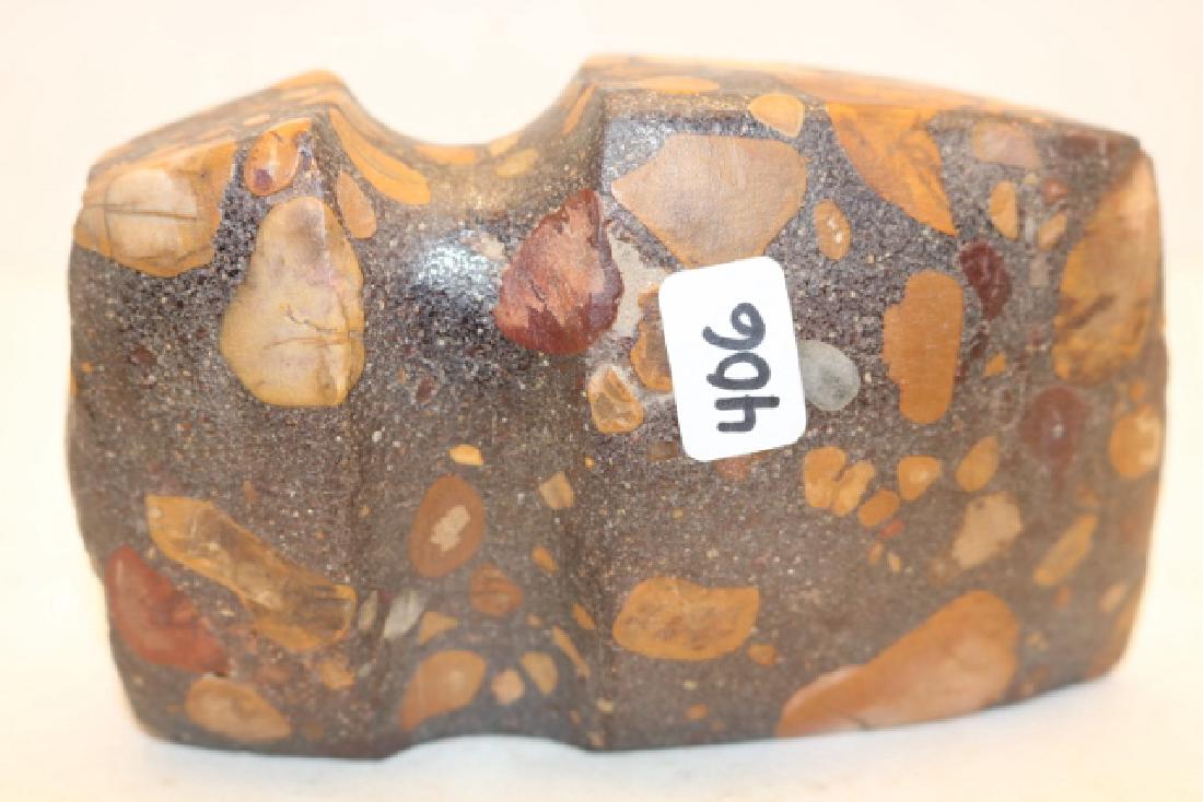 Pudding Stone ¾ Groove Axe (1 of 1)