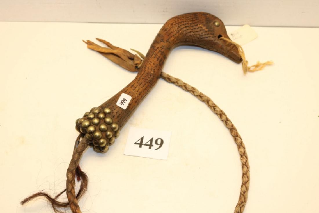 Carved Duck Quirt (1 of 2)