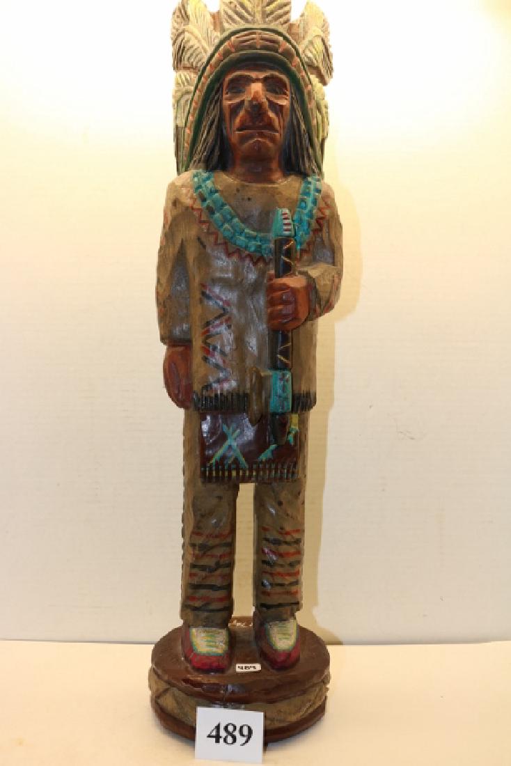Male cigar store Indian Counter (1 of 2)