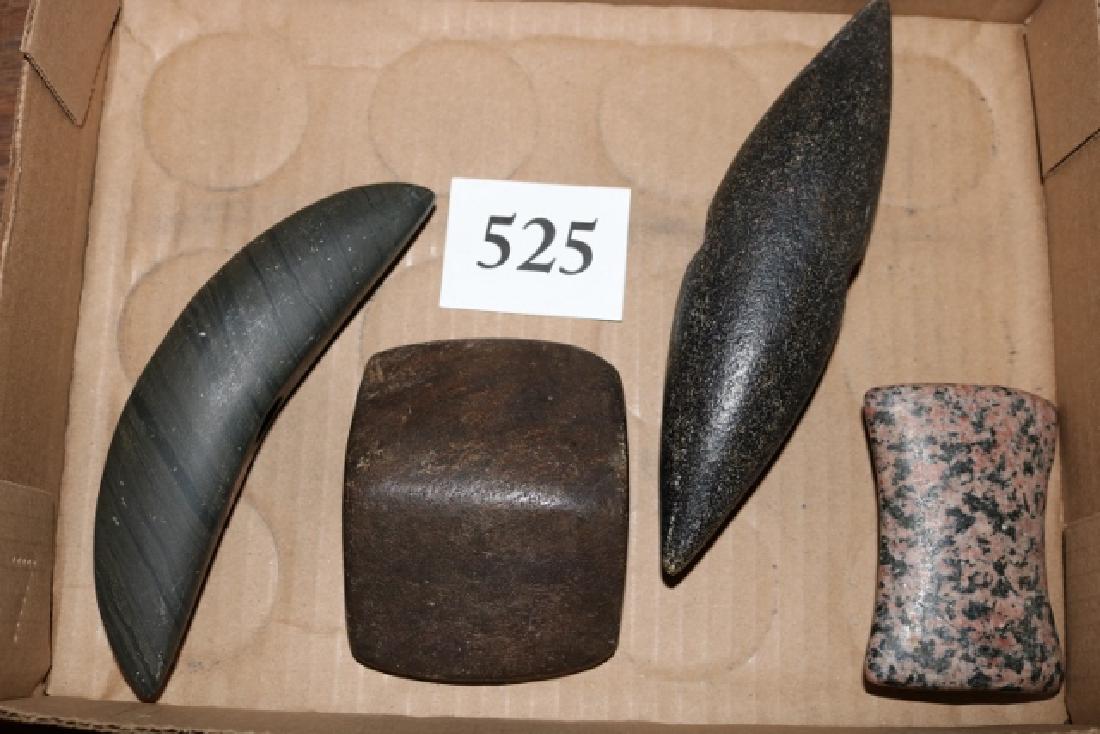 Group of 4 Contemporary Bannerstones (1 of 1)