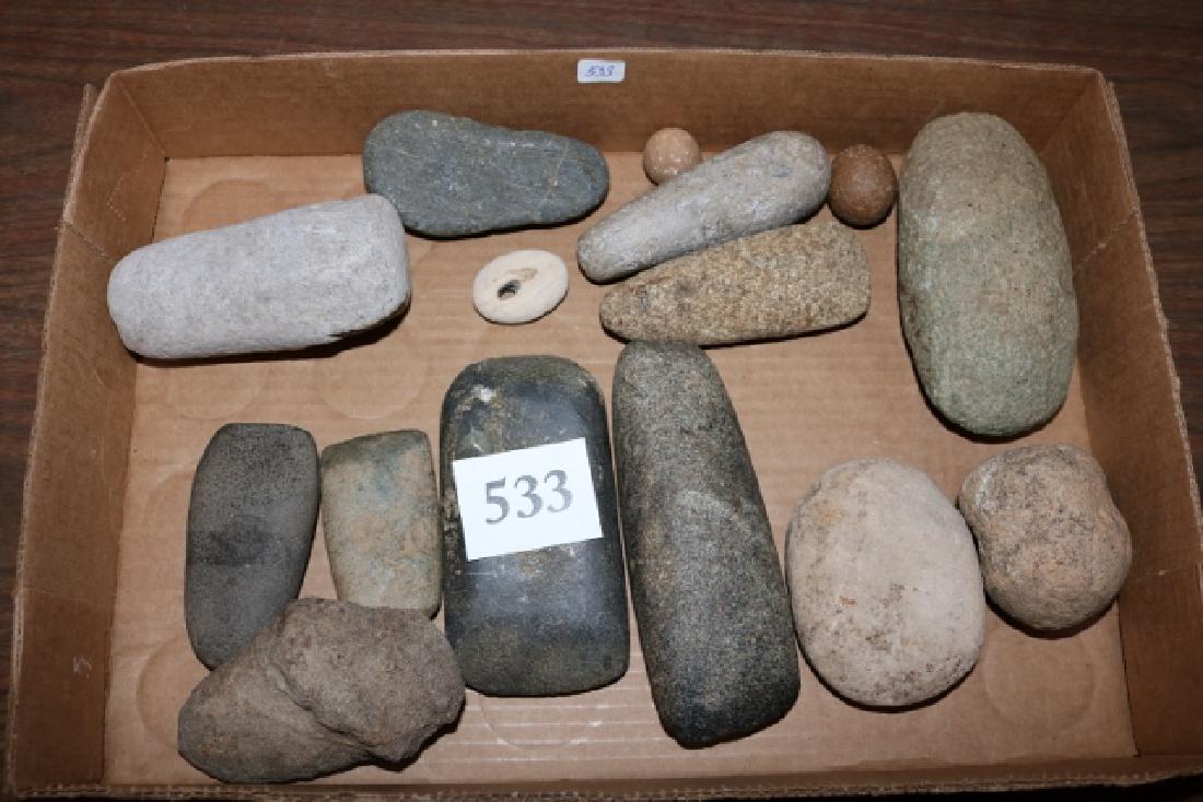 15 Stone Items: Celts, Gameballs (1 of 1)