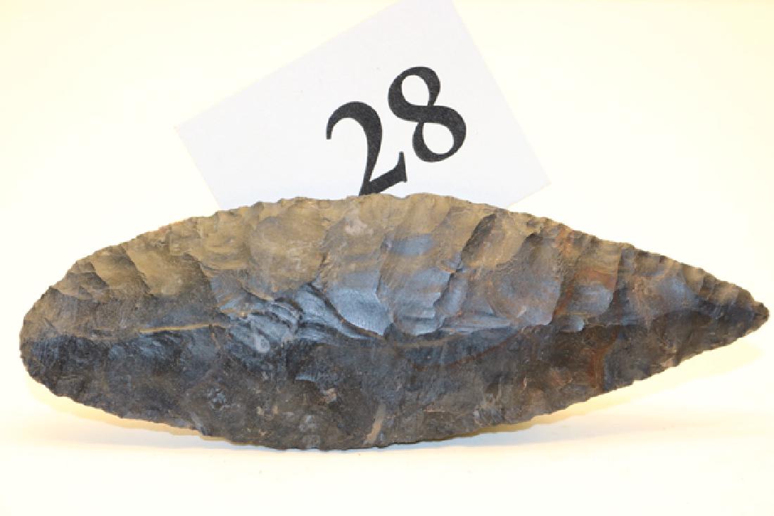 Coshocton Flint Leaf Shaped Knife (1 of 2)