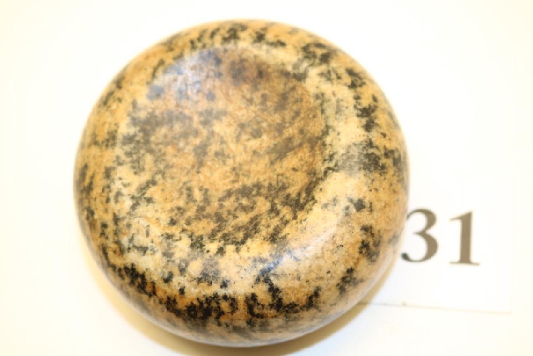 Mottled Hardstone Cup Discoidal (1 of 3)