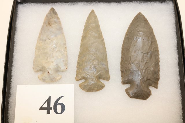 3 Ohio Flint Dovetail Points (1 of 1)